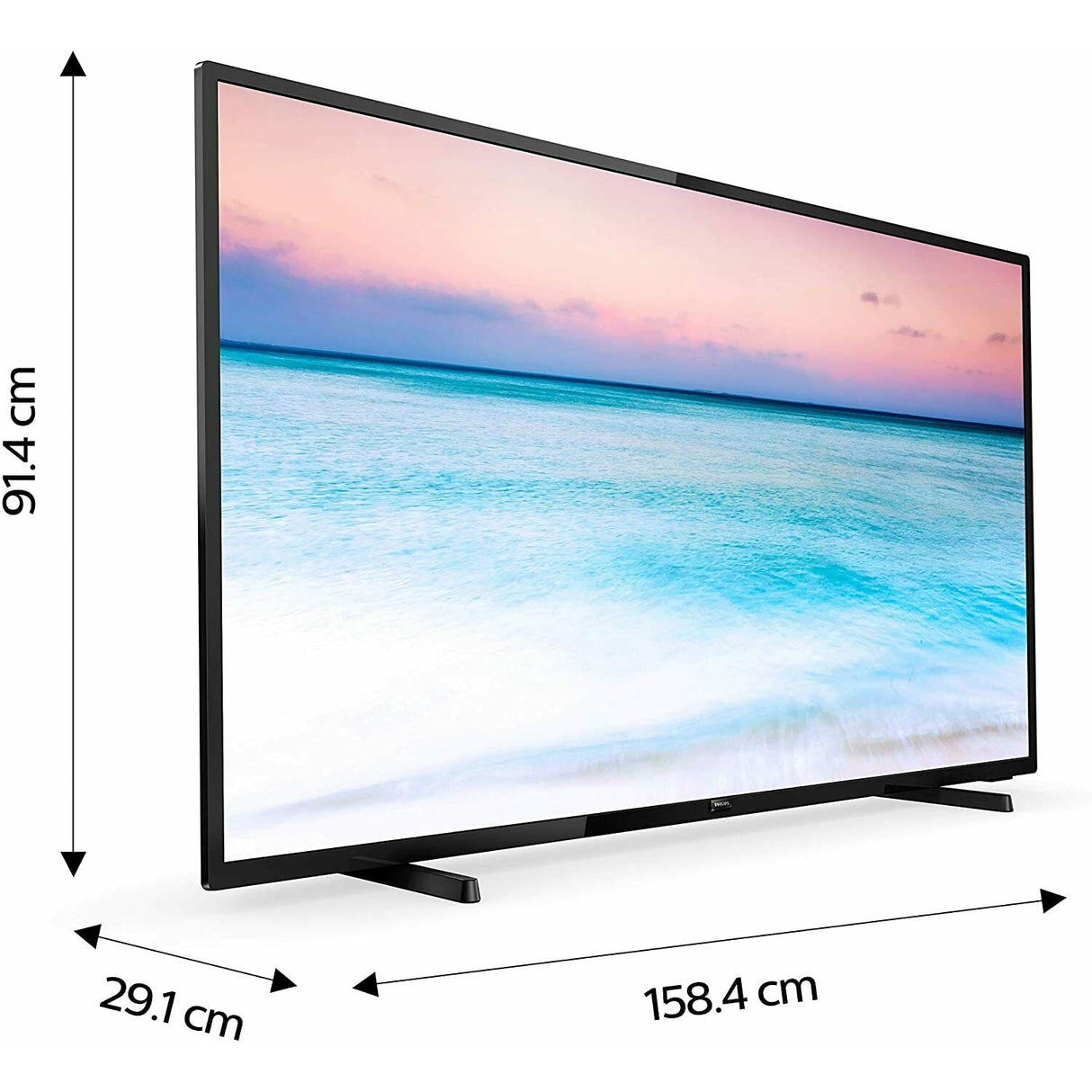 Refurbished Philips 70PUS6504/12 70-Inch 4K UHD Smart TV HDR - Missing TV Stand