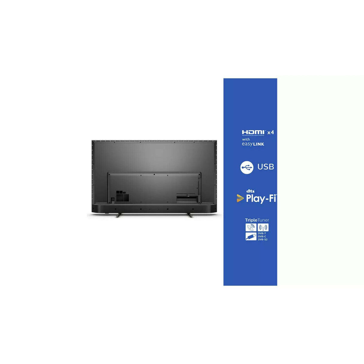 Refurbished Philips 50 Inch 50PUS8106 Smart 4K UHD HDR LED Ambilight TV - Refurbished Pristine