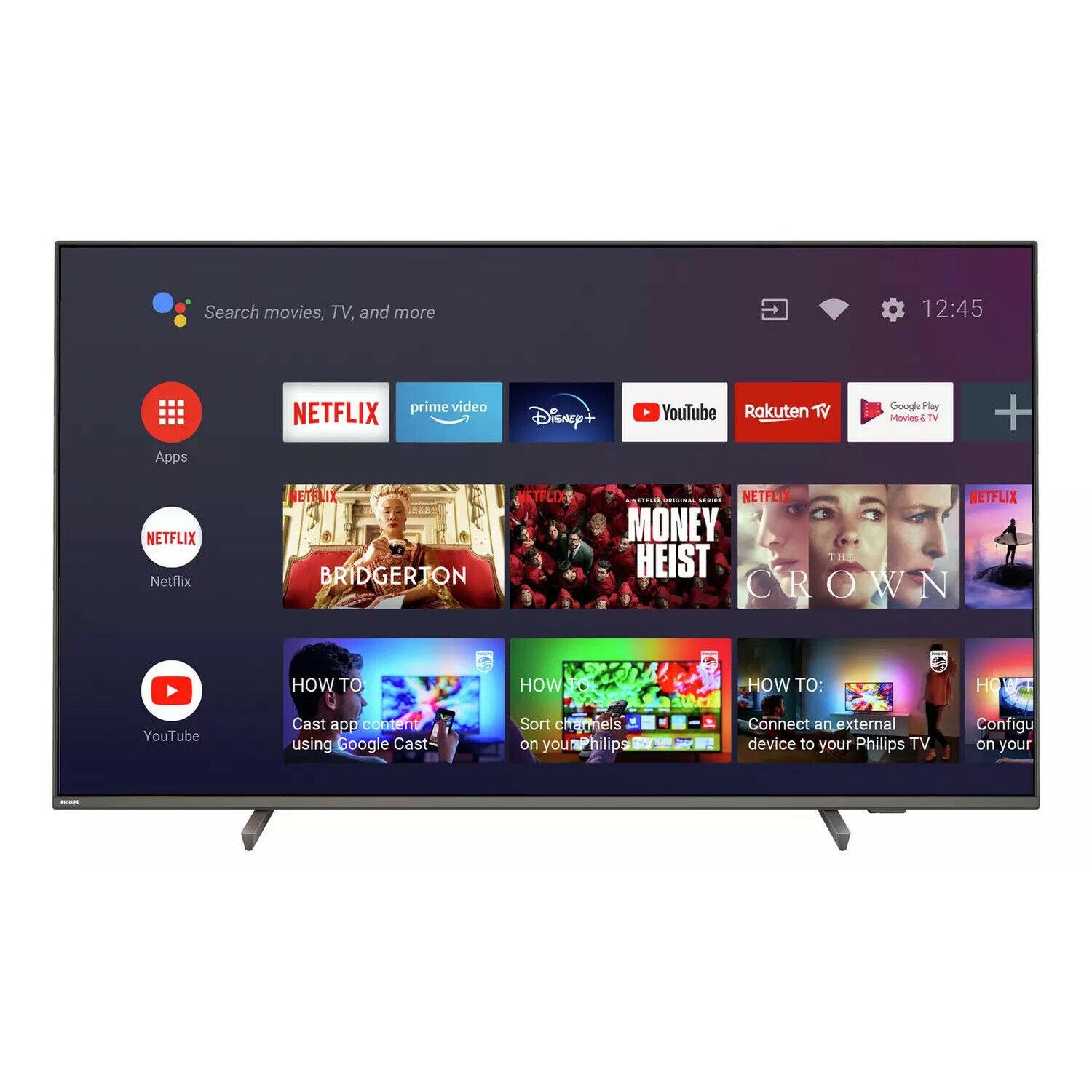 Philips 50 Inch 50PUS8106 Smart 4K UHD HDR LED Ambilight TV *No Stand*