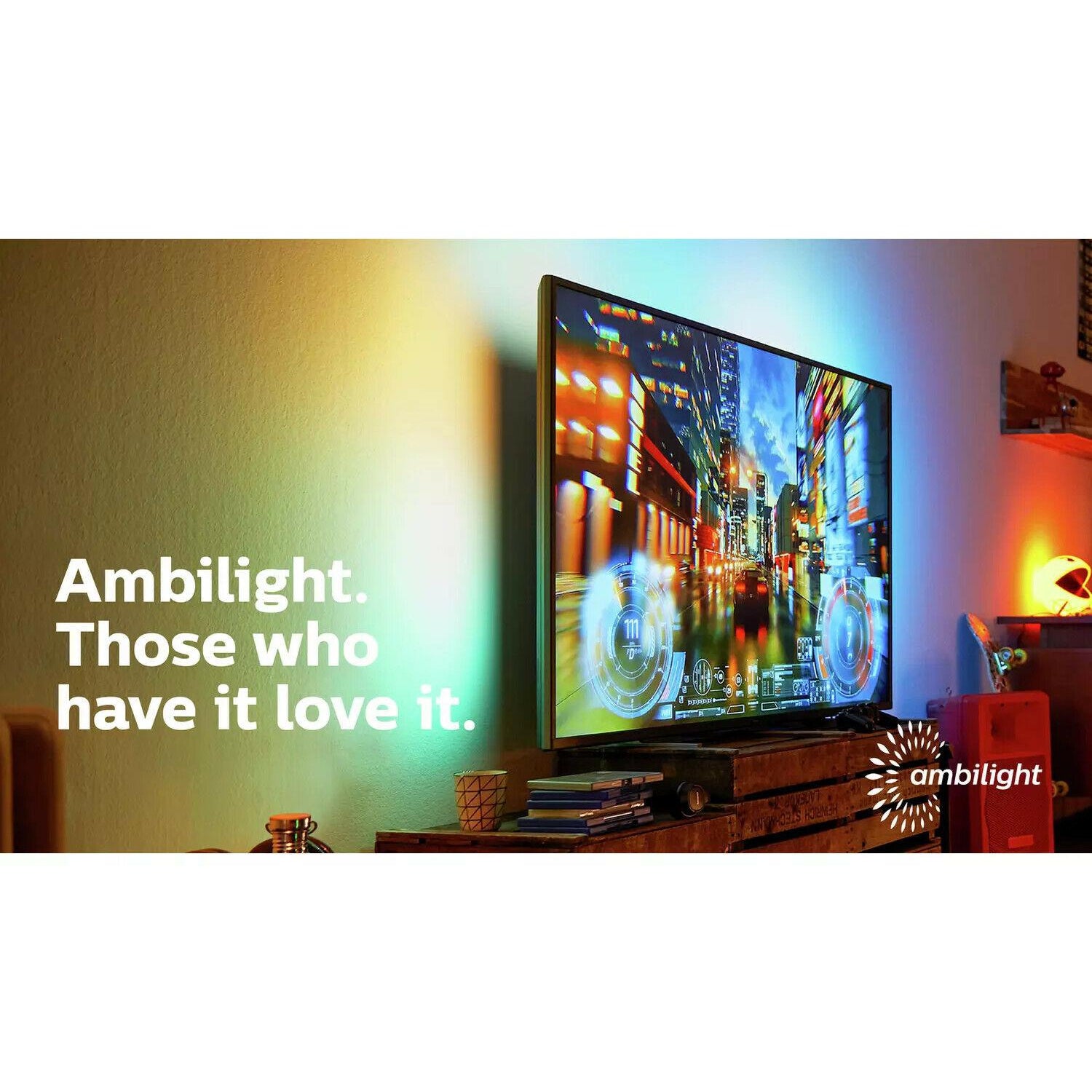 Philips 65 Inch 65PUS8106 Smart 4K UHD HDR LED Ambilight TV (No Stand)