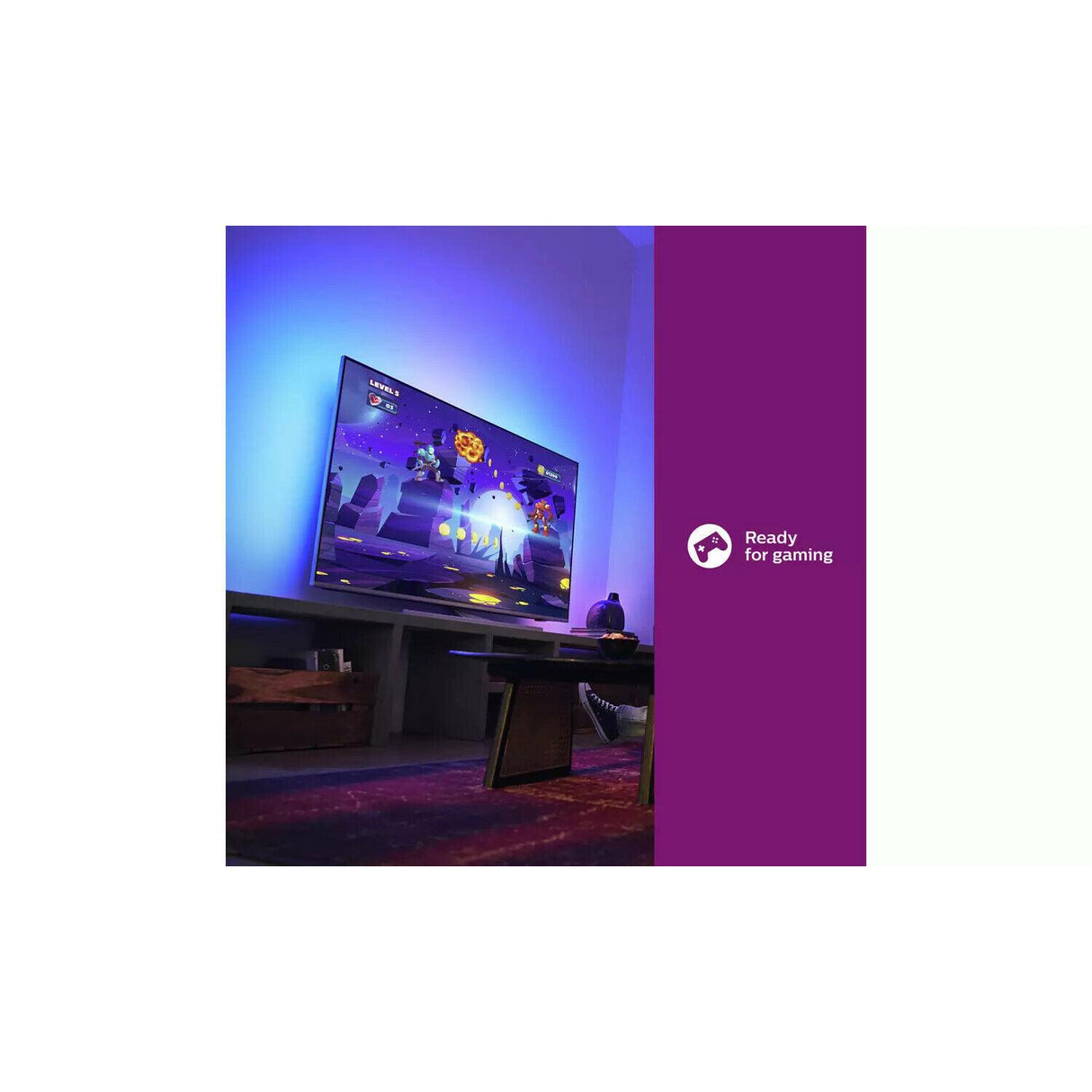 Philips Ambilight 43 Inch 4K UHD Smart TV - 43PUS8536 - Refurbished Excellent