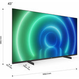 Philips 43 Inch 43PUS7506 Smart 4K UHD HDR LED Freeview TV - Refurbished Pristine