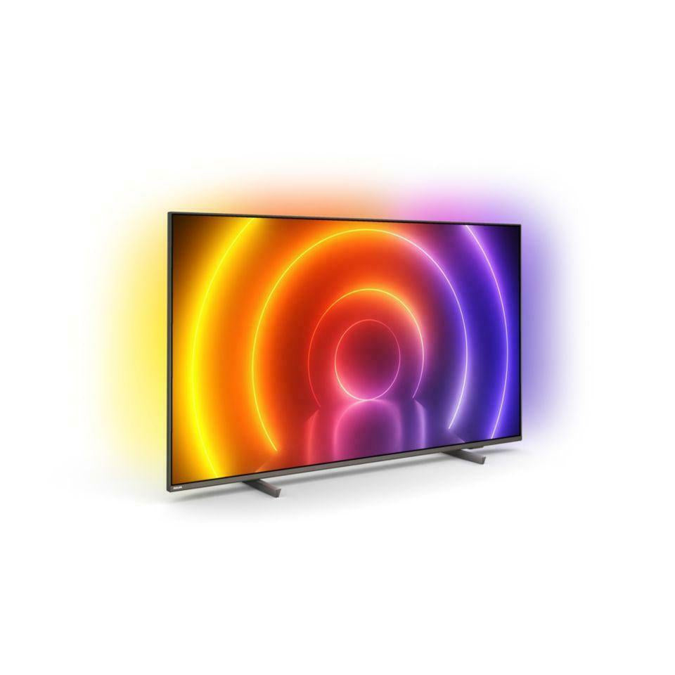 Philips 43 Inch 43PUS8106 Smart 4K UHD HDR LED Ambilight TV - Refurbished Excellent
