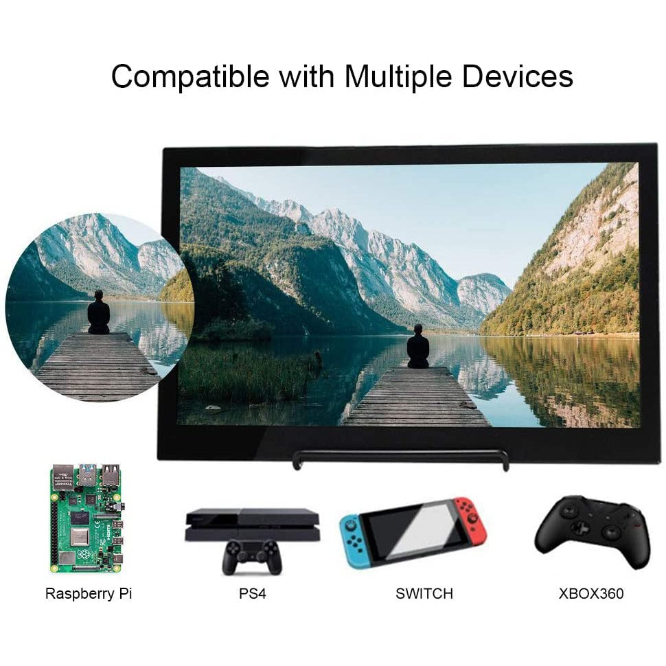 Elecrow Monitor Display IPS Screen-13.3 Inch LED Small Portable 1920*1080p Monitor with HDMI Input