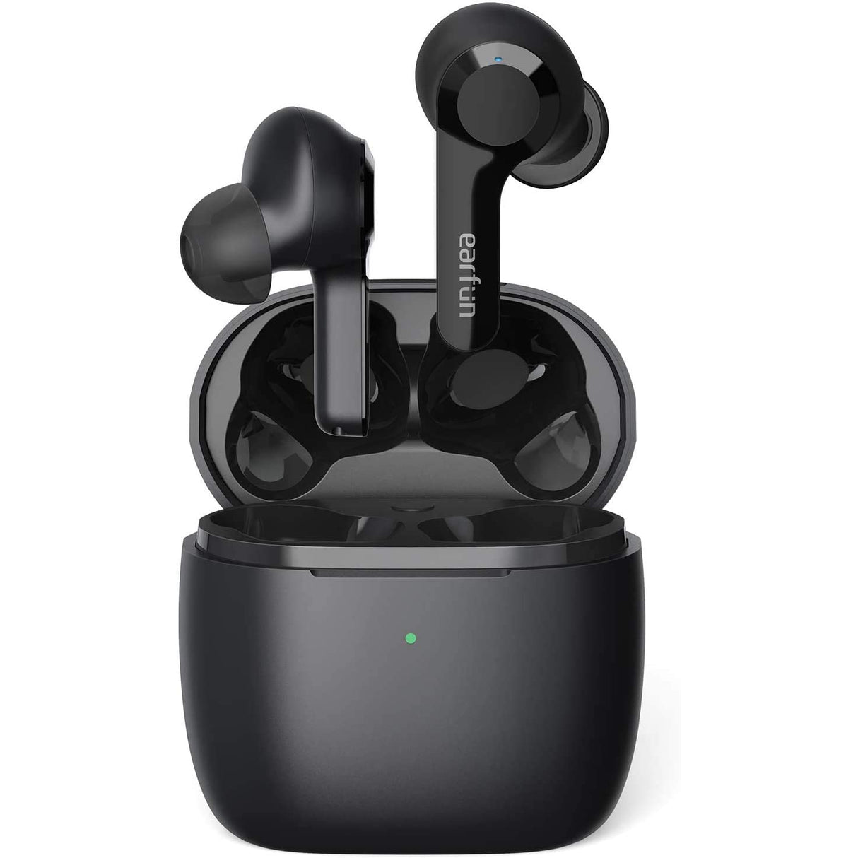 EarFun Air Noise Cancelling, Wireless Charging, Bluetooth 5.0 Earbuds, USB-C Quick Charge, Deep Bass, 35H Playtime, IPX7 Waterproof