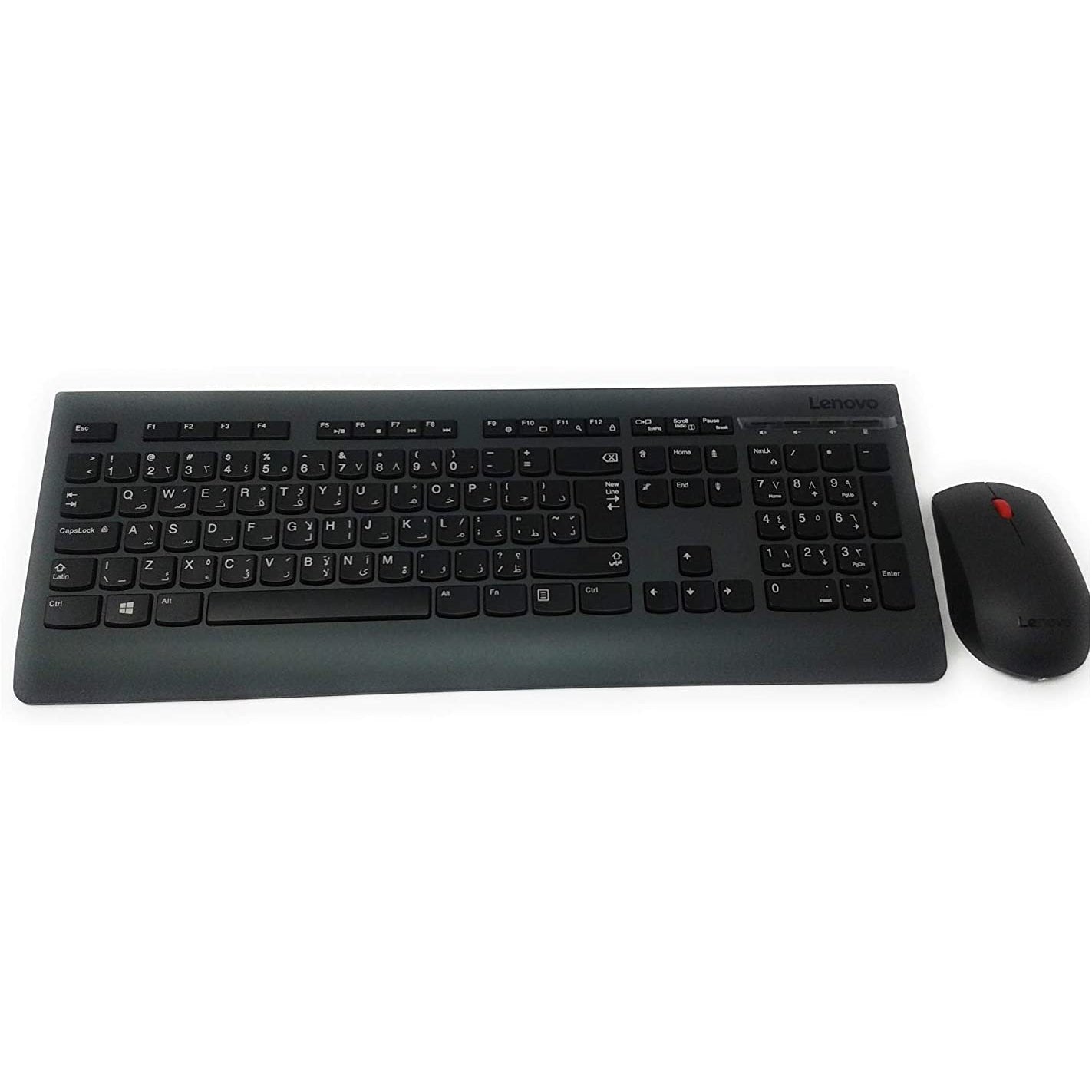 Lenovo 4X30M39496 Essential Wireless Keyboard and Mouse Combo - Black - Refurbished Excellent