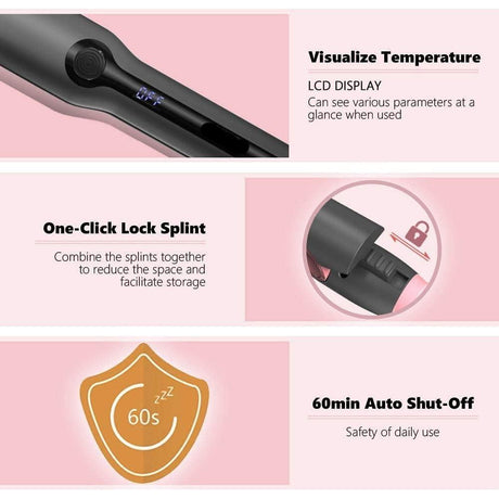 Jomarto 680 Professional Hair Straighteners - Black - Refurbished Good