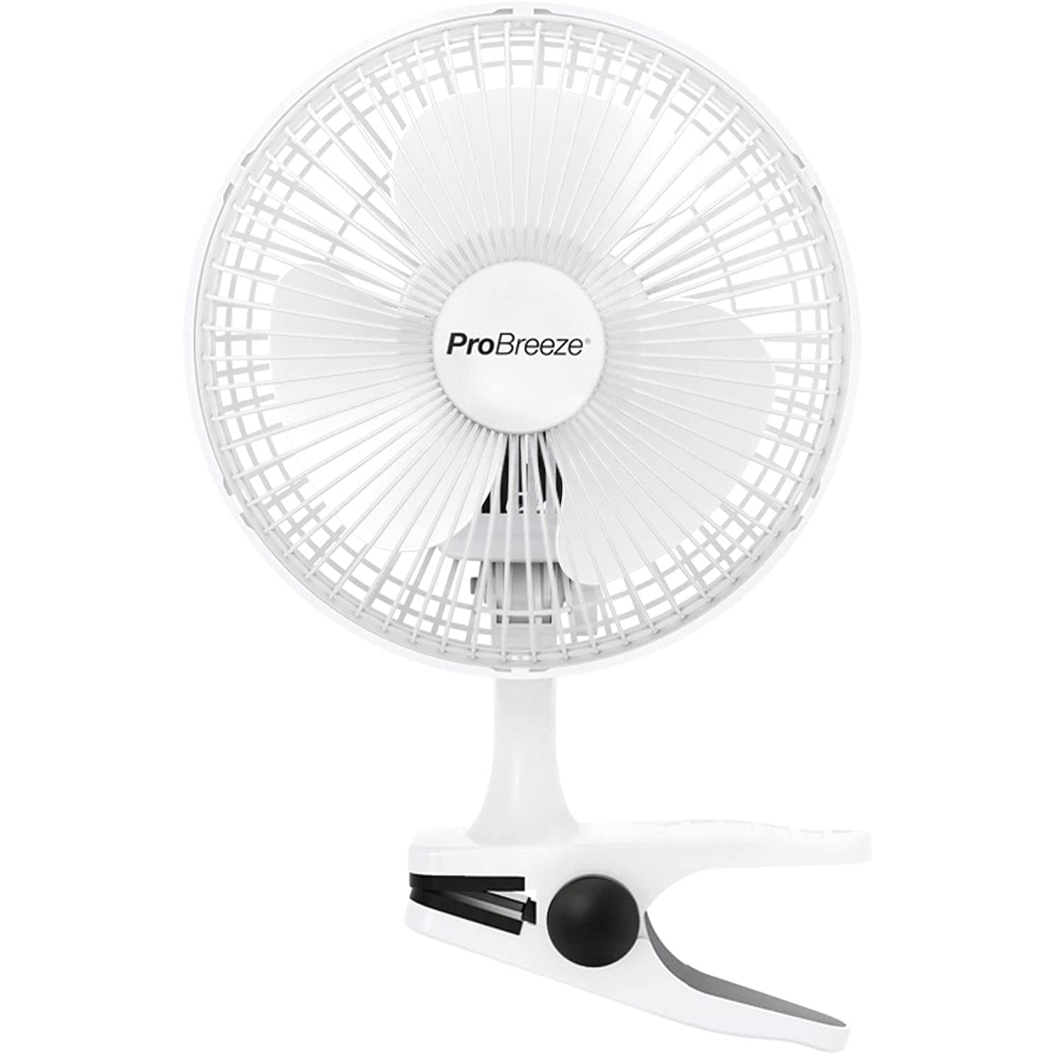 Pro Breeze Professional Mini 6" Clip Fan for Home, Office and Desk (2-Speed)