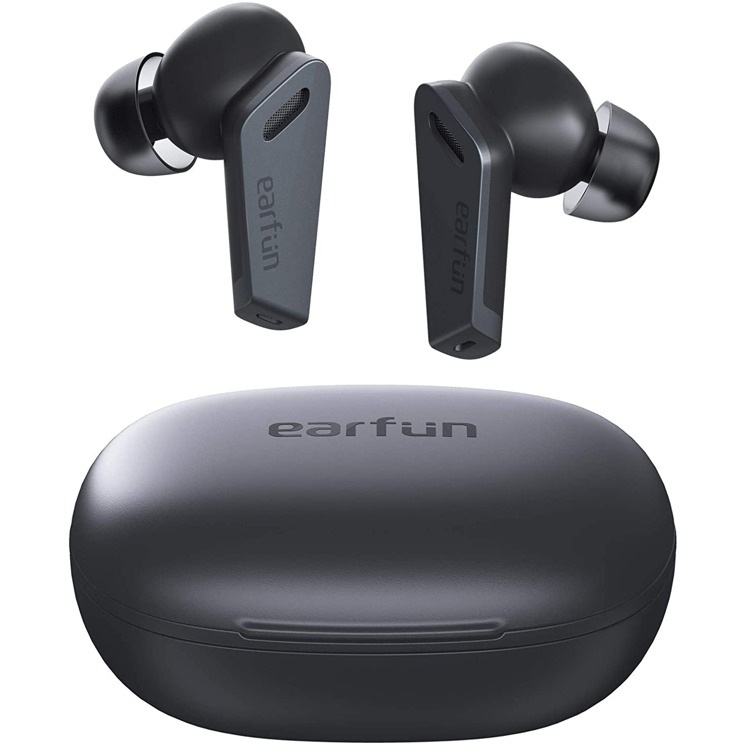 EarFun Air Pro Hybrid Active Noise Cancelling, Bluetooth 5.0 Wireless Headphones with 6 Mics ENC, Stereo Deep Bass, 32H Play Time with USB-C Charge
