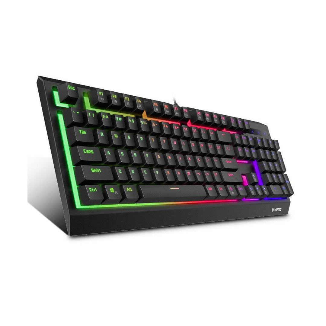 Rapoo V52S Backlit Wired Gaming Keyboard - Black