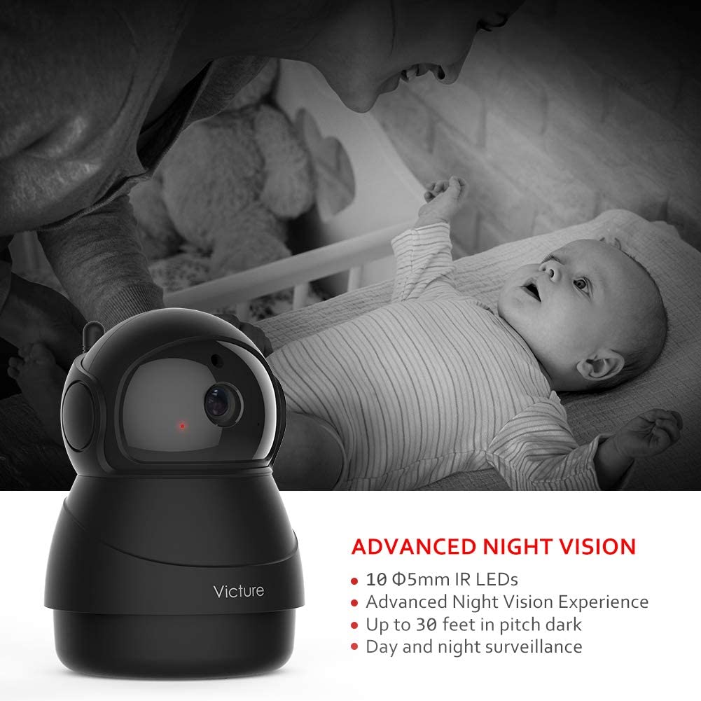 Victure PC540 1080P FHD WiFi IP Camera Indoor Wireless Security Camera