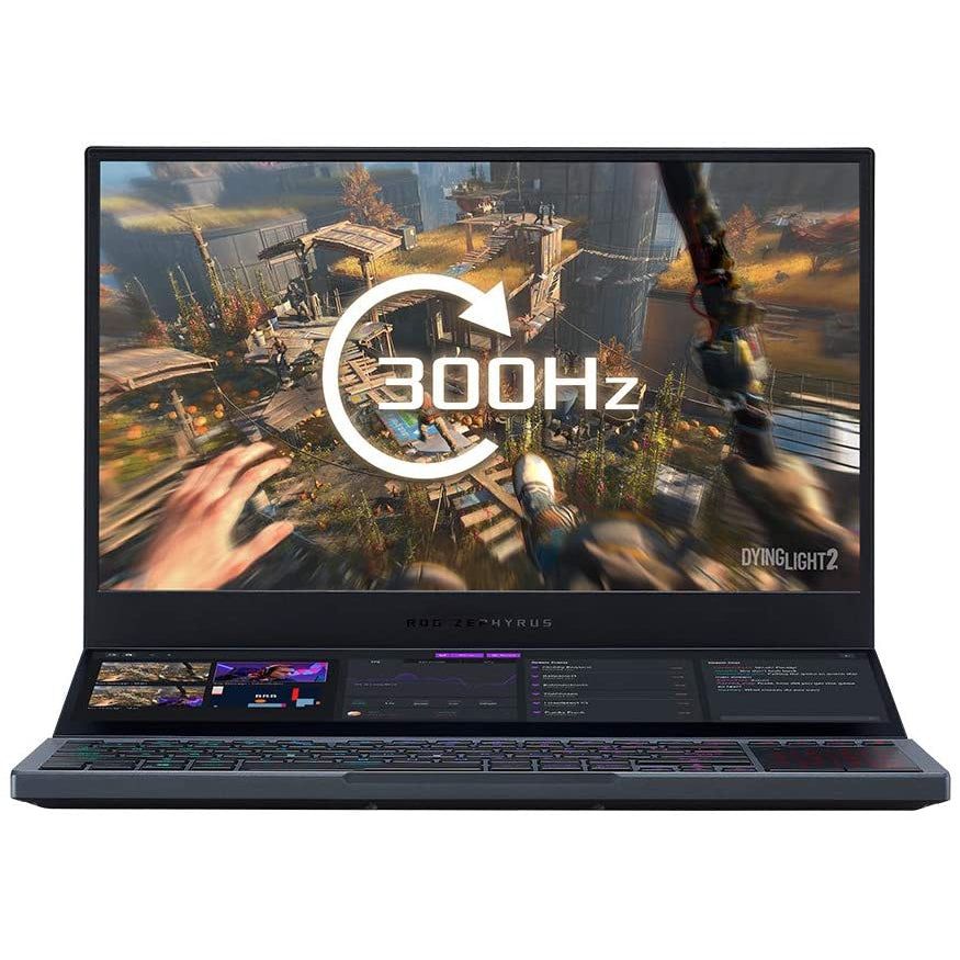 ASUS ROG Zephyrus Duo GX550LWS 300Hz 15.6" Dual-Screen Gaming Laptop (Intel Core i7-10875H, NVIDIA GeForce RTX 2070 Super 8GB, 32GB RAM, 1TB)