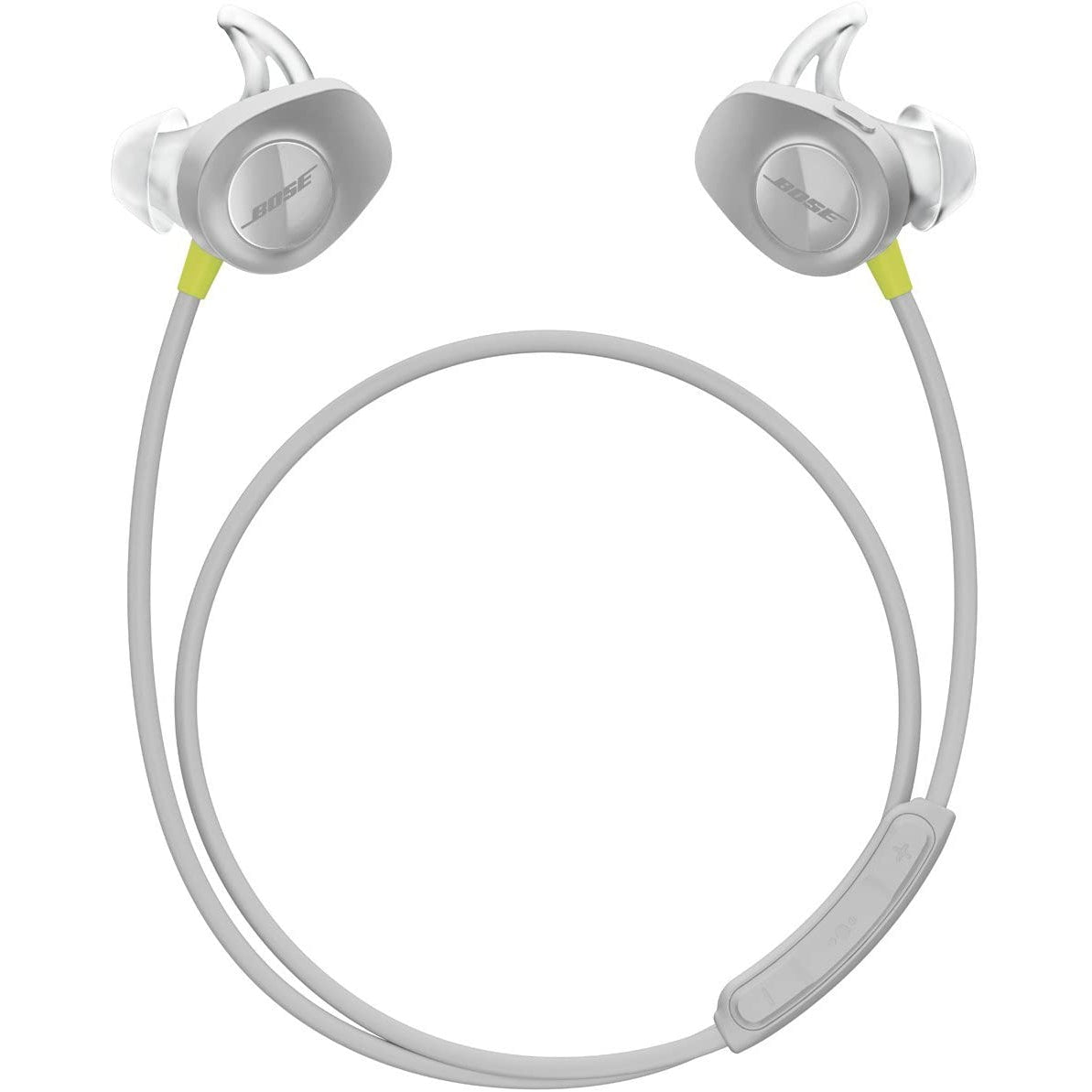 Bose AI1 SoundSport Wireless Earphones, Grey and Yellow