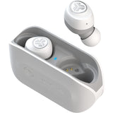JLab Go Air Wireless Earphones with Charging Case - White - Pristine