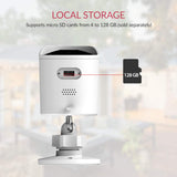 YI Outdoor Camera 1080p, Security Camera IP65 Waterproof, IP Camera With Wifi - White