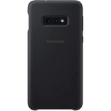 Samsung Galaxy S10e Soft Touch Silicon Cover - White / Black