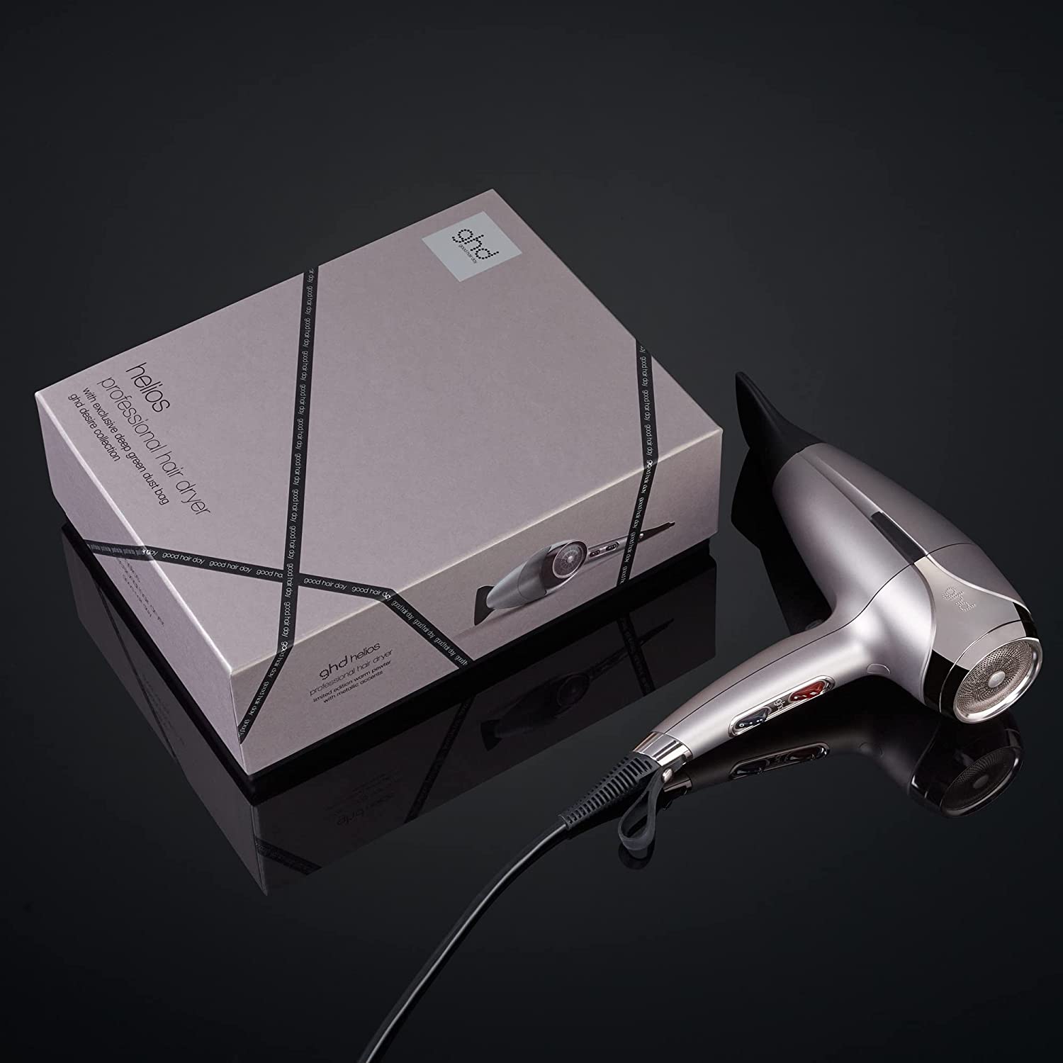 Ghd Helios Professional Hairdryer Gift Set - Warm Pewter