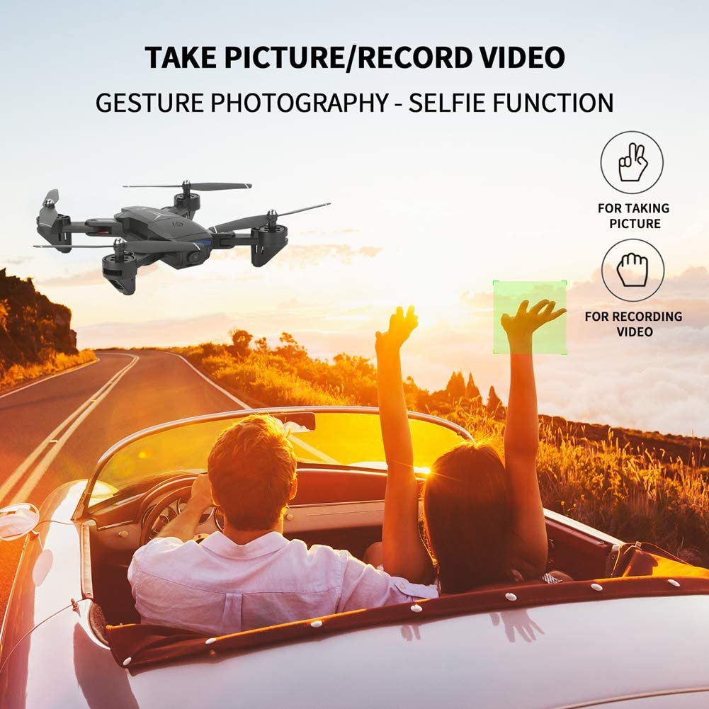 U`King Drone with 1080P camera HD WiFi live Transmission ,RC Quadrocopter Remote Controlled with Altitude Hold + 2.4 GHz mobile Phone Control