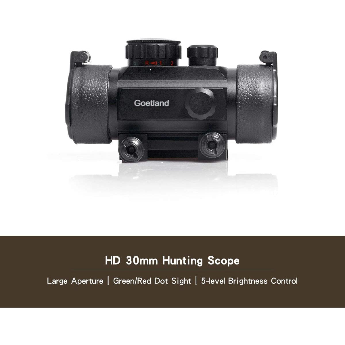 Goetland 30mm Reflex Rifle Scope Red & Green Dot Sight