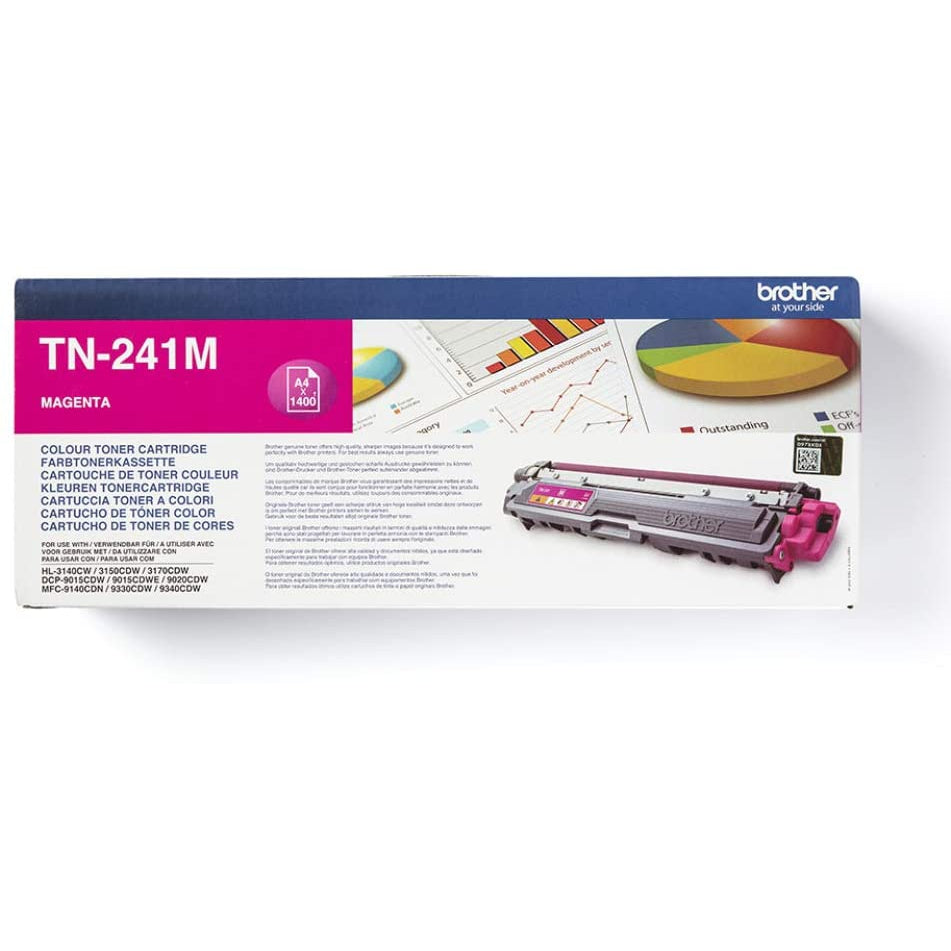 Brother TN-241M Colour Toner Cartridge - Magenta
