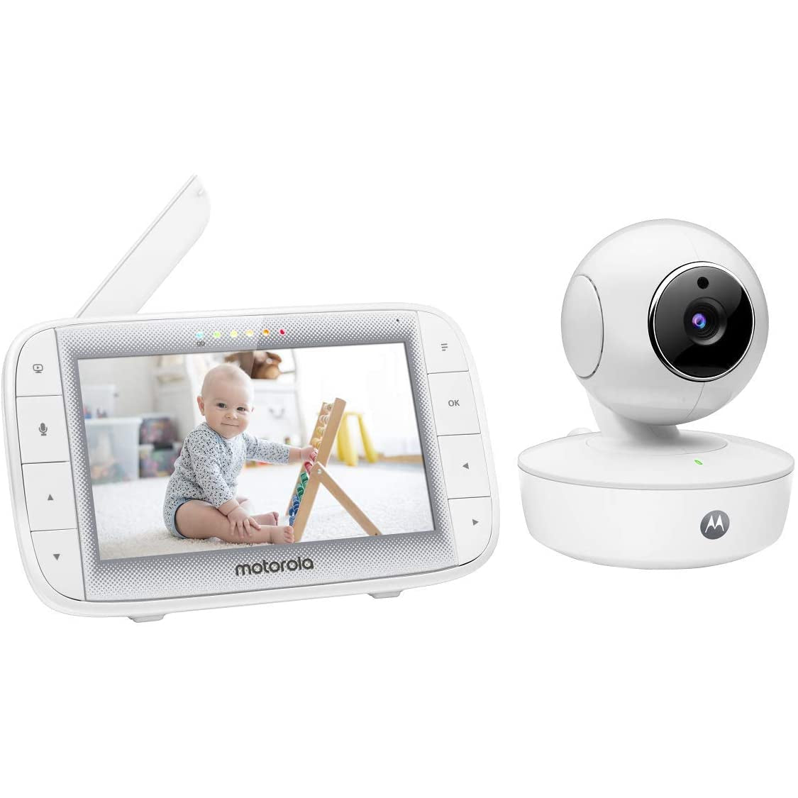 Motorola MBP50 Digital Video Baby Monitor, White