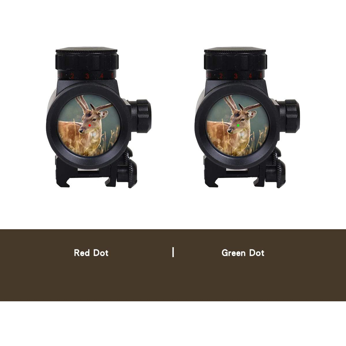 Goetland 30mm Reflex Rifle Scope Red & Green Dot Sight