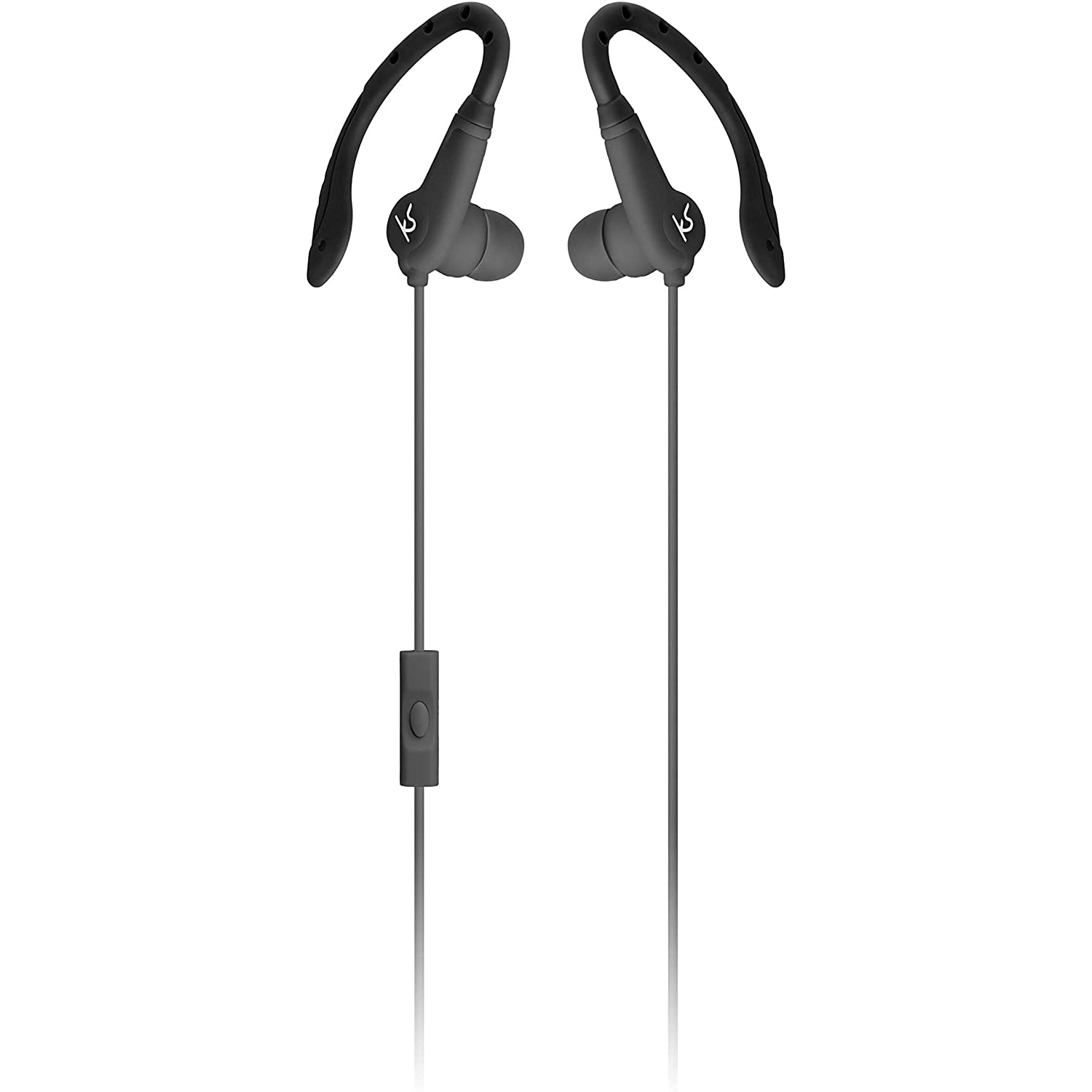 KitSound Exert Wired Sports Earphones - With Microphone