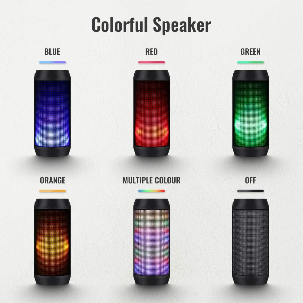 Elehot Bluetooth Speaker Portable Wireless, Stereo Loud Volume, TWS Dual Pairing Speaker with Subwoofer