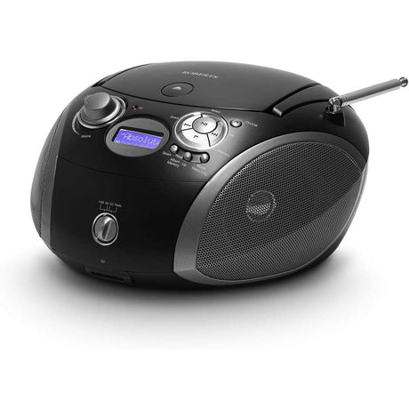 Roberts Radio Zoombox3 DAB/DAB+/FM/SD/USB Radio with CD Player - Black