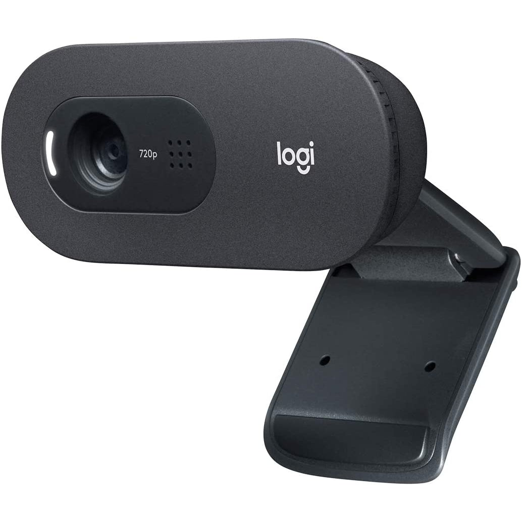 Logitech C505 HD Webcam, 720p HD External USB Camera - Black - Refurbished Excellent