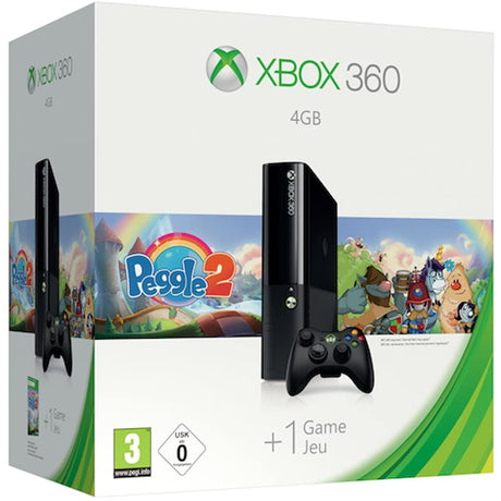 Xbox 360 4GB Console with Peggle 2
