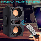 Tenmiya Rich Bass Speakers Built-in 8000mah Battery with Double Subwoofer Outdoor Party Speakers Support FM Radio