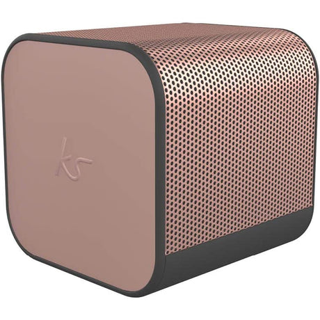 KitSound BoomCube Portable Wireless Bluetooth Speaker - Rose Gold