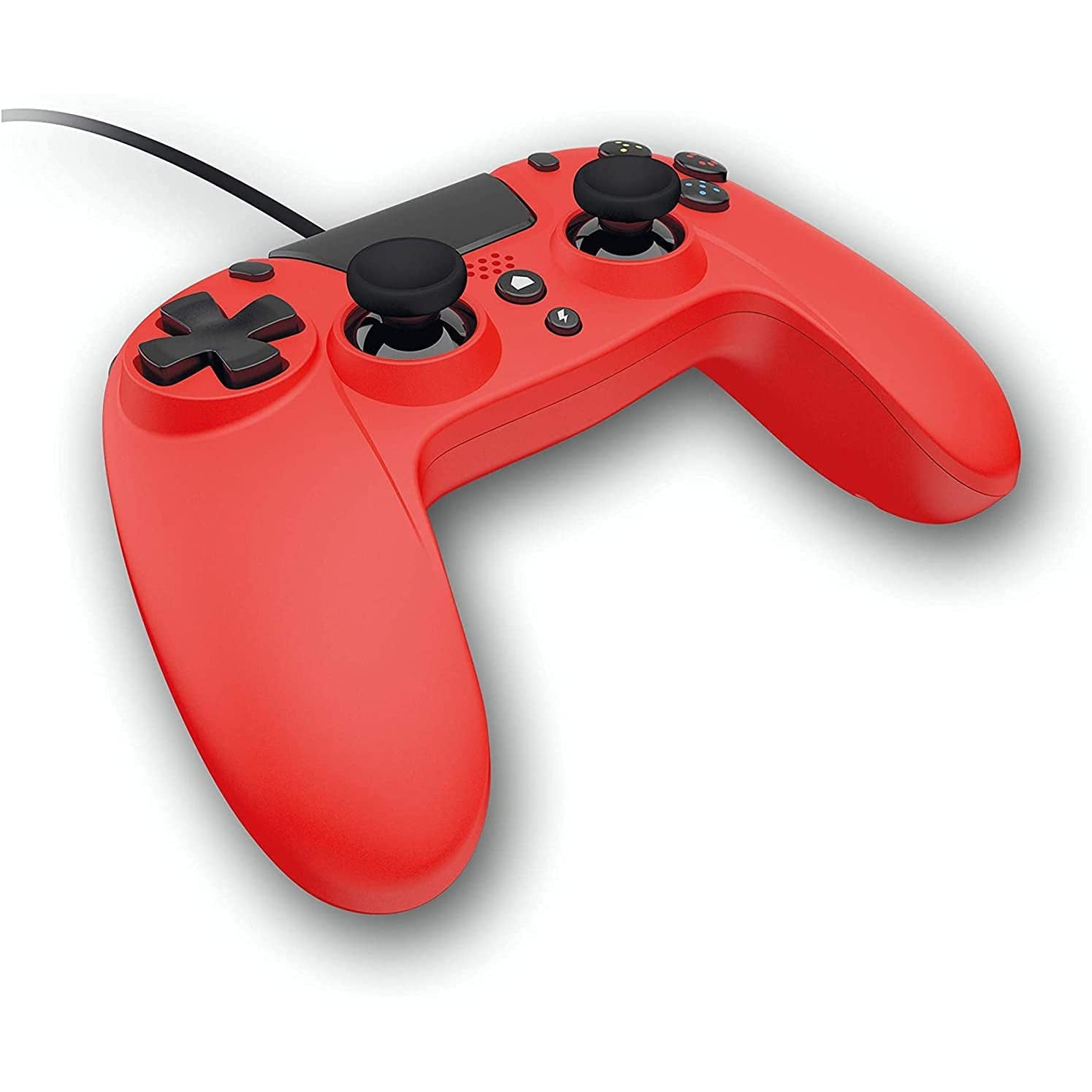 Gioteck VX-4 Wired Controller for PlayStation 4, Red - New