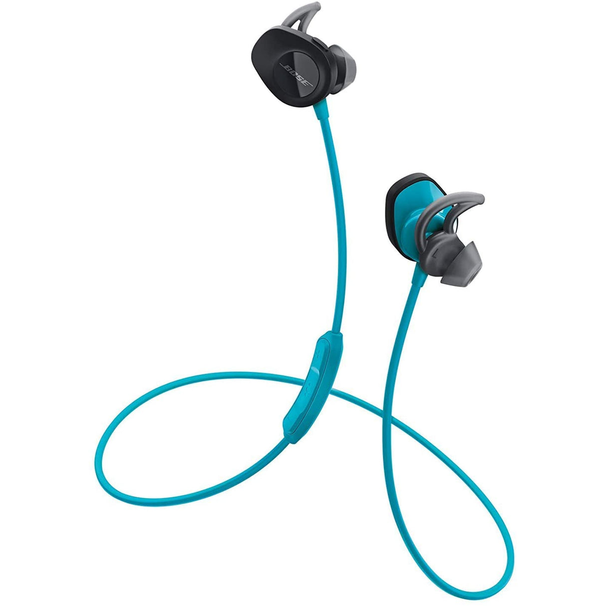 Bose SoundSport Wireless Earphones, Blue and Grey