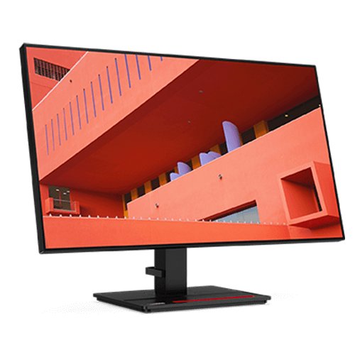 Lenovo 27" P27H-20 (D19270QP1) LCD Monitor With Built In Docking Station, Black - Refurbished Excellent