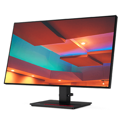 Lenovo 27" P27H-20 (D19270QP1) LCD Monitor With Built In Docking Station, Black - Refurbished Excellent