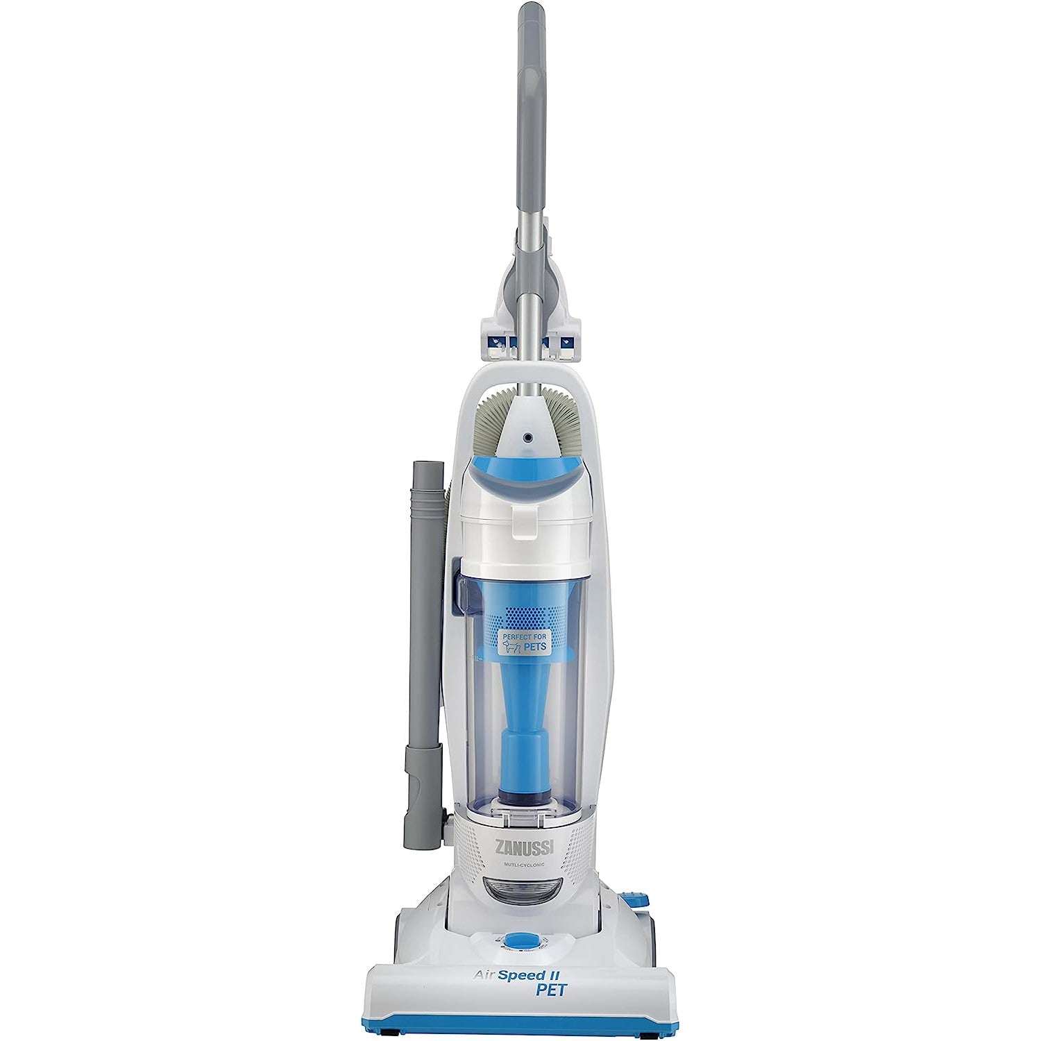 Zanussi ZAN2021PT Upright Bagless Vacuum Cleaner - White / Blue