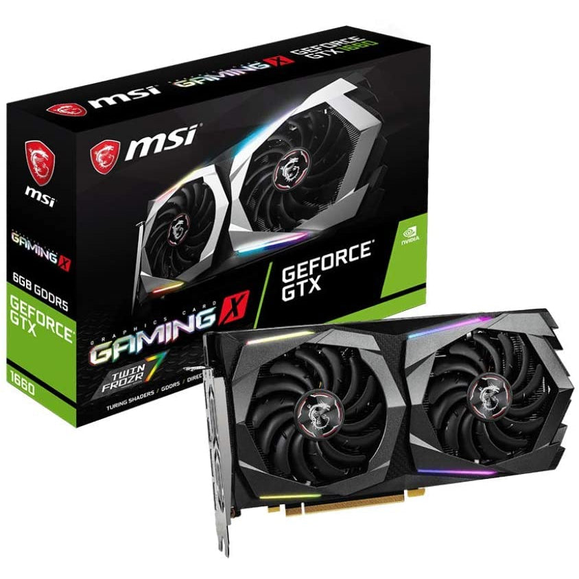 MSI GeForce GTX 1660 GAMING X 6G Graphics Card '6GB GDDR5