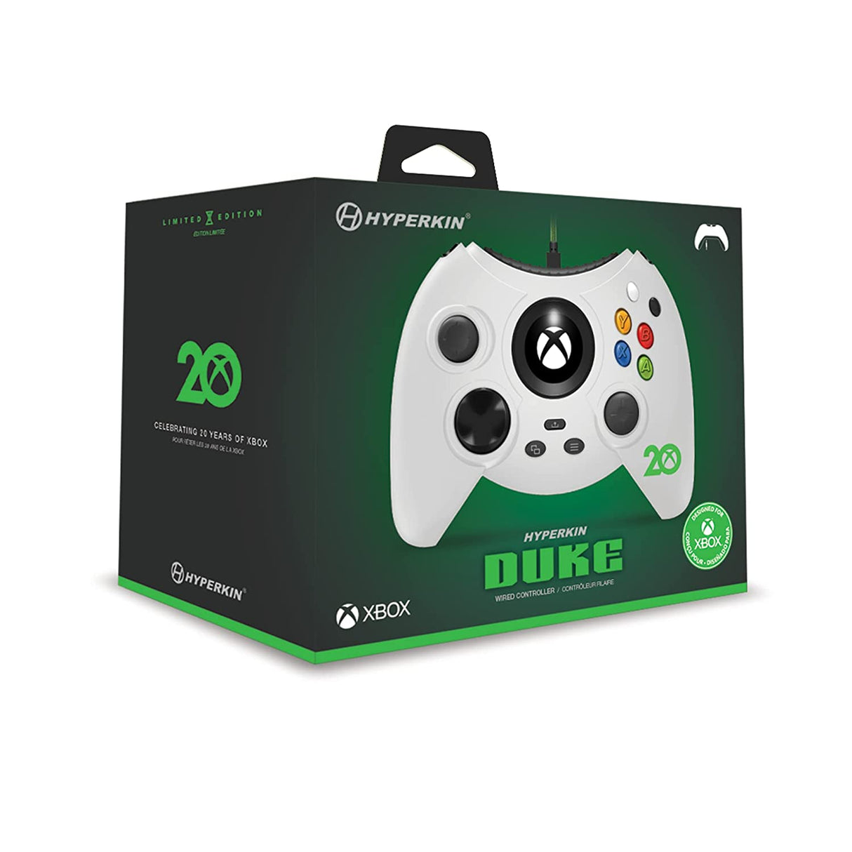 Hyperkin Xbox Duke Controller - 20th Anniversary - White