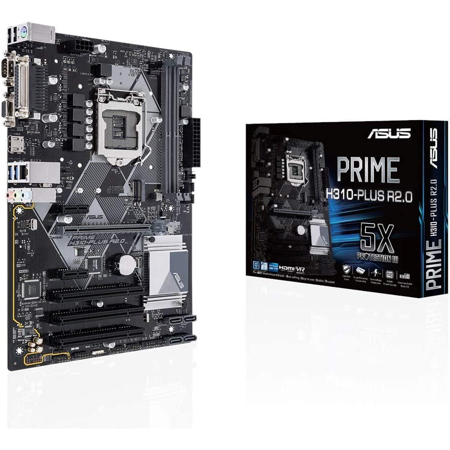 ASUS PRIME H310 Plus R2.0 Gaming Motherboard 90MB0ZV0-M0EAY0