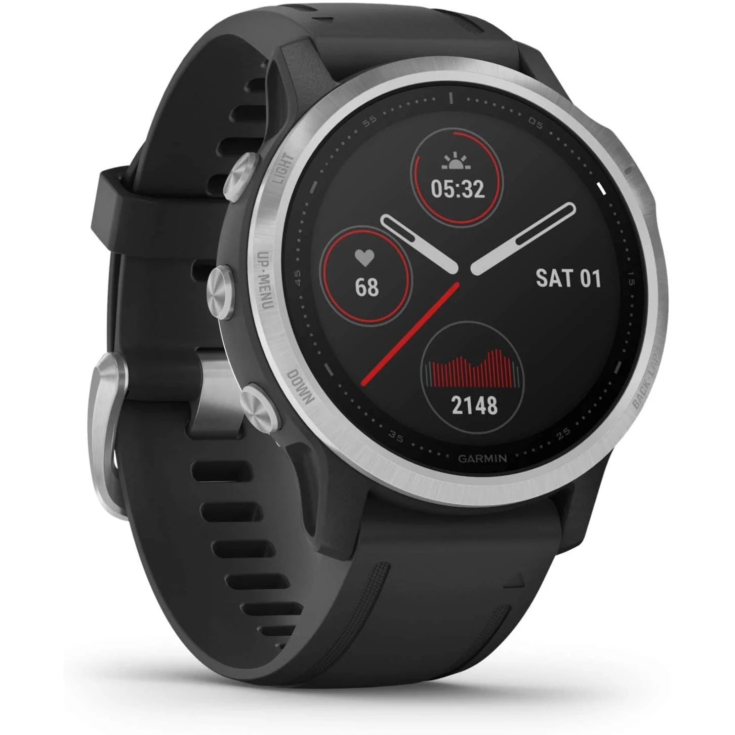Garmin fenix 6S, Ultimate Multisport GPS Watch - Black (Refurbished Pristine)