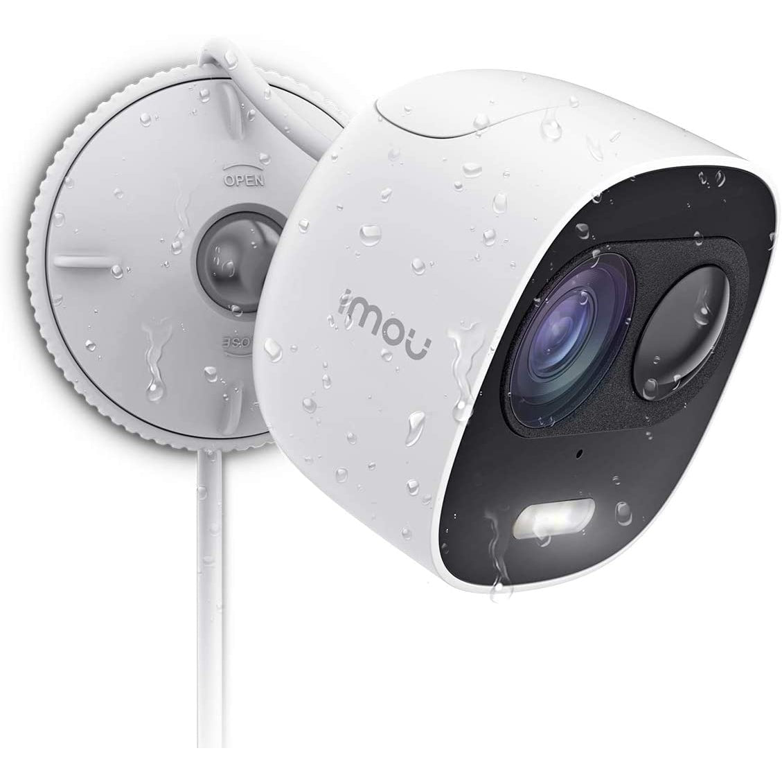 IMOU LOOC Outdoor Active Deterrence Security Camera - White