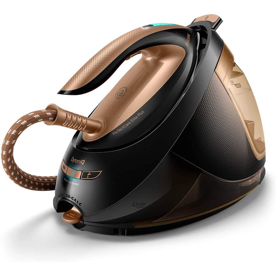 Philips GC9682/86 PerfectCare Elite Plus Steam Generator Iron, Black/Gold - Refurbished Pristine