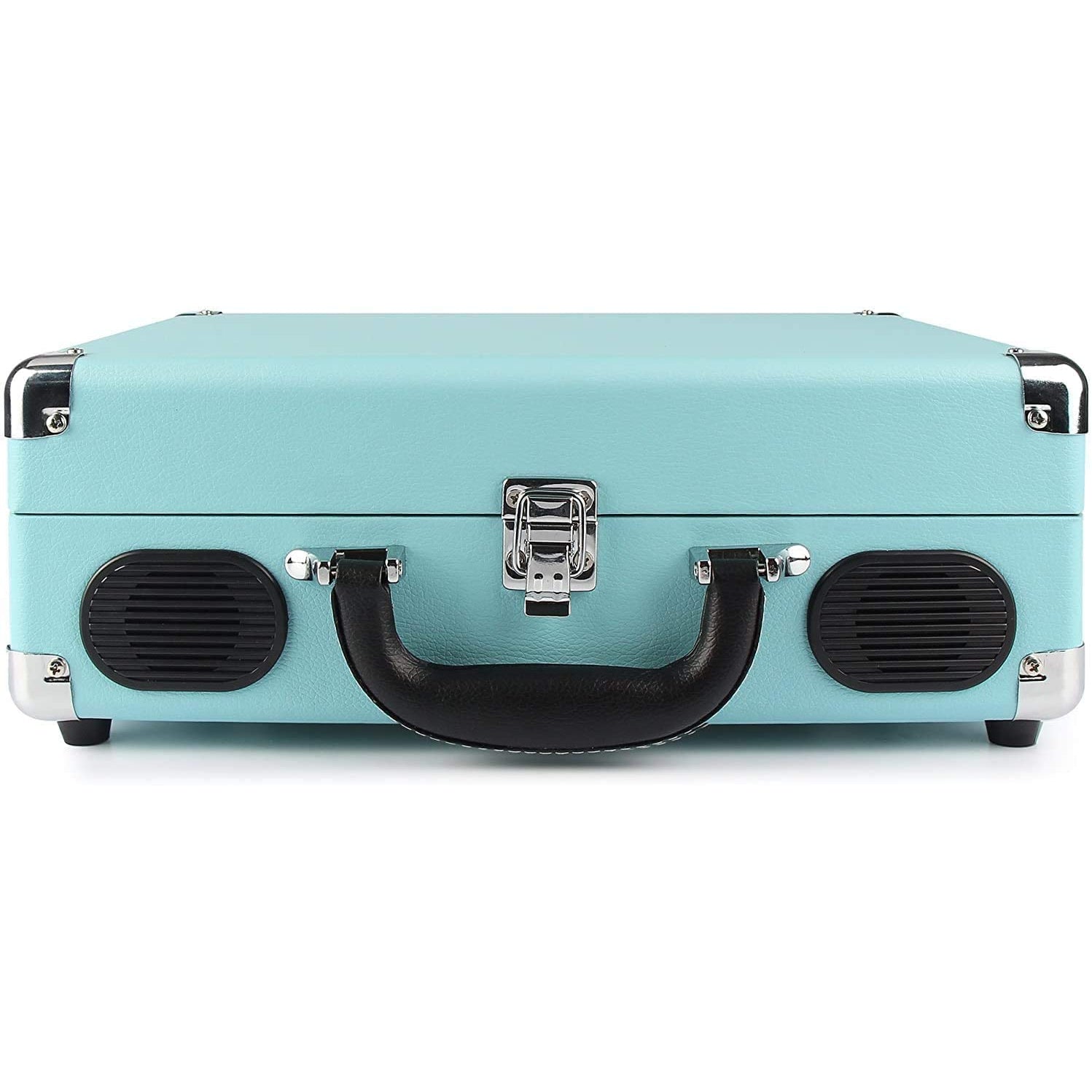 1 by One Vintage 3-Speed Turntable - Turquoise