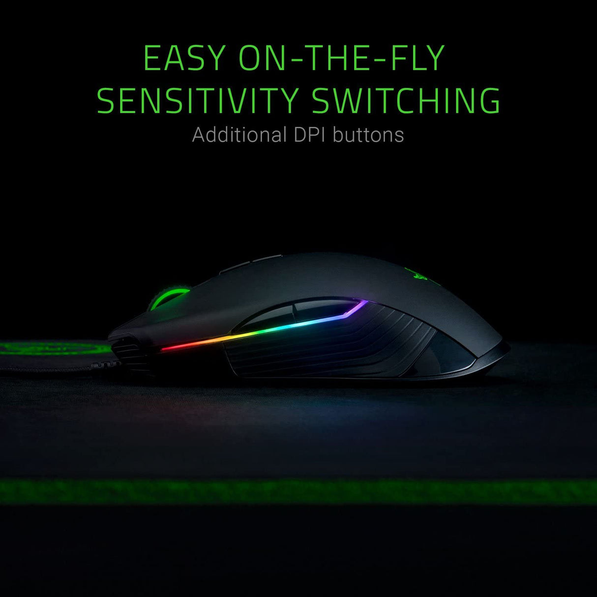 Razer Lancehead Tournament Edition Gaming Mouse, Black