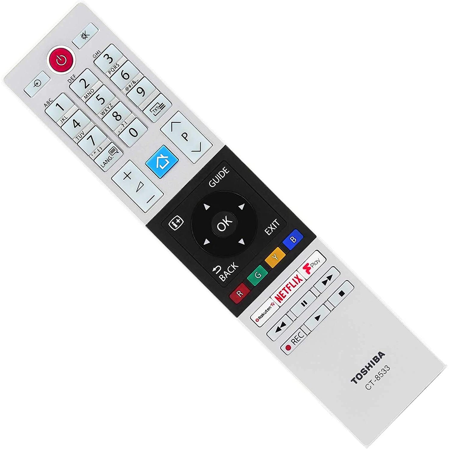 Toshiba CT-8533 Genuine Remote Control for 2018 2019 LED TVs