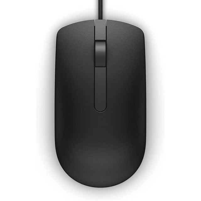 Dell MS116 Scroll Wheel PC Mouse for PC - Black - Refurbished Pristine