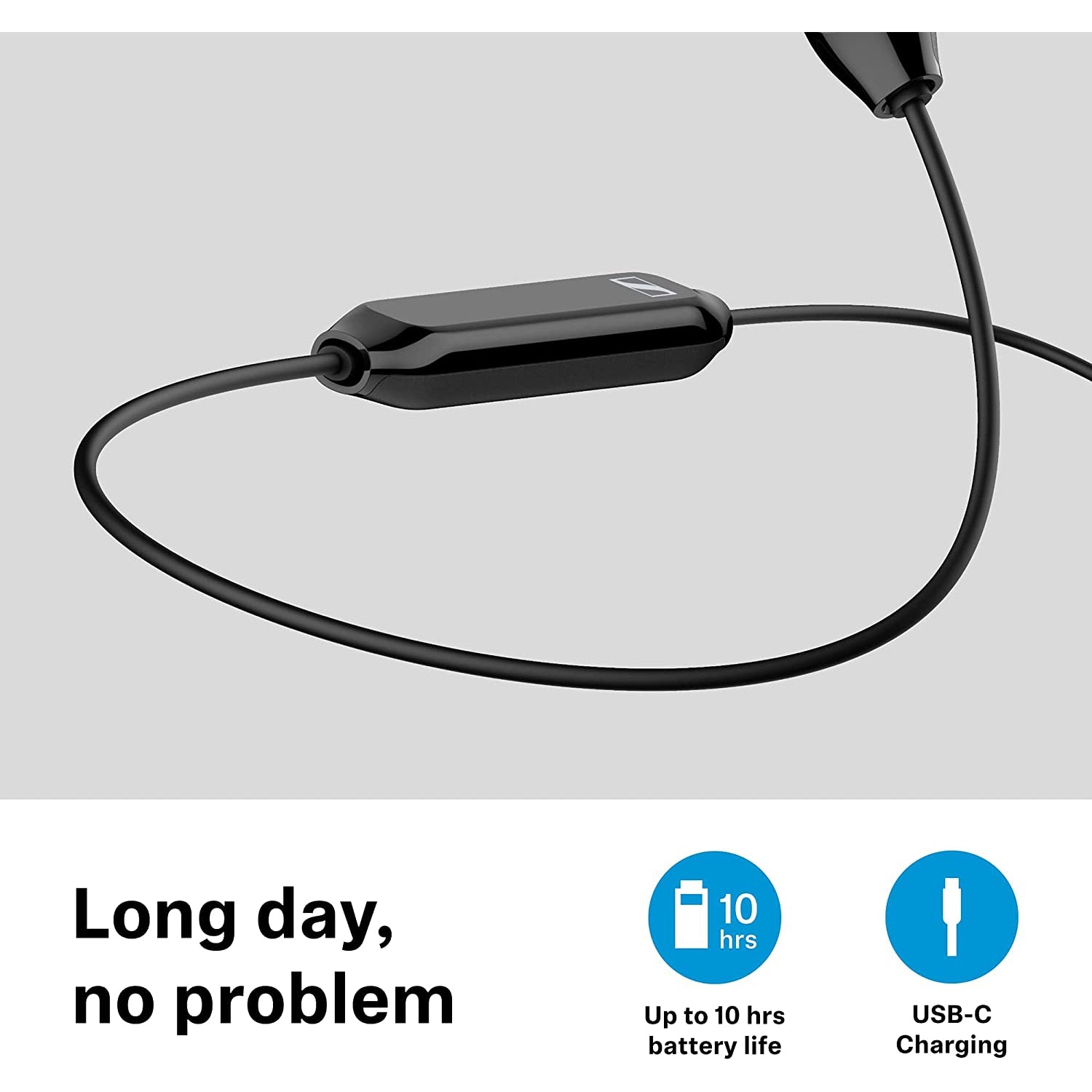 Sennheiser CX 350BT Wireless Bluetooth In-Ear Headphones with Mic/Remote, Black