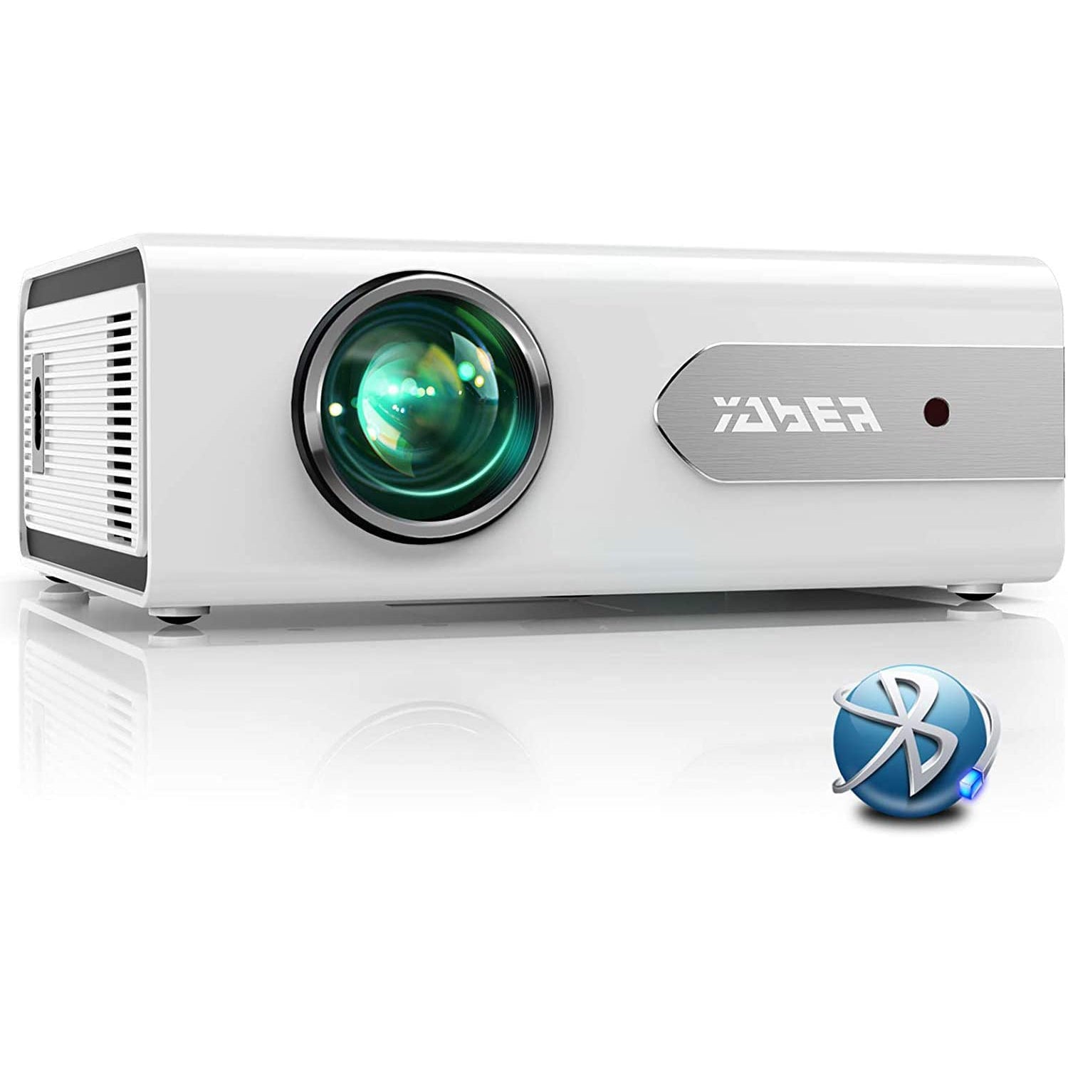 Yaber Mini Bluetooth Projector 6000 Lumens Portable Video Projector Full HD 1080P Home Theater